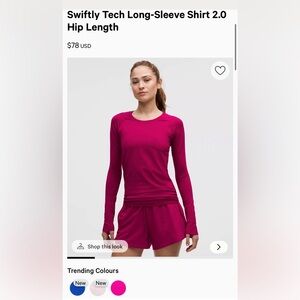 Swiftly Tech Long-Sleeve Shirt 2.0
Hip Length